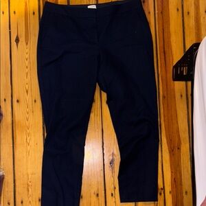 J. Crew Navy Cropped Ankle Pants